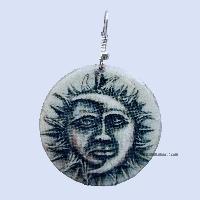 Metal Earrings [face Printed]