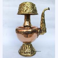 Metal [bhumpa,water Pot] Brass With Gold Plated