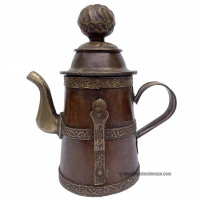 Tibetan Water And Tea And Water Offering Vessel, [brass And Copper],offering Tea