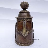 Tibetan Water And Tea And Water Offering Vessel, [brass And Copper],offering Tea