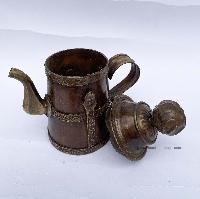 Tibetan Water And Tea And Water Offering Vessel, [brass And Copper],offering Tea