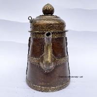 Tibetan Water And Tea And Water Offering Vessel, [brass And Copper], Offering Tea