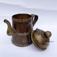 Tibetan Water And Tea And Water Offering Vessel, [brass And Copper], Offering Tea