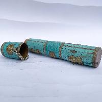Hand Beaten Metal Incense Holder, With Incense Holder, [tourquise Stone Setting]