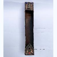 Hand Beaten Metal Incense Burner, Copper Antique