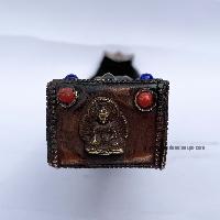 Hand Beaten Metal Incense Burner, Copper Antique