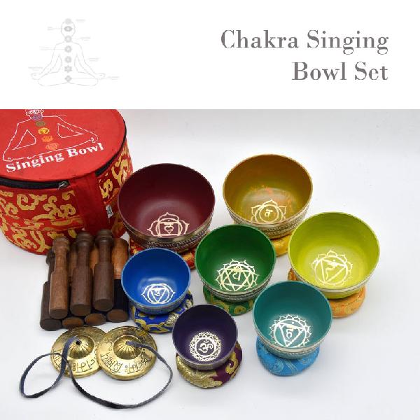 Chakra Set Singing Bowl And Tingsha, [select Accessories]