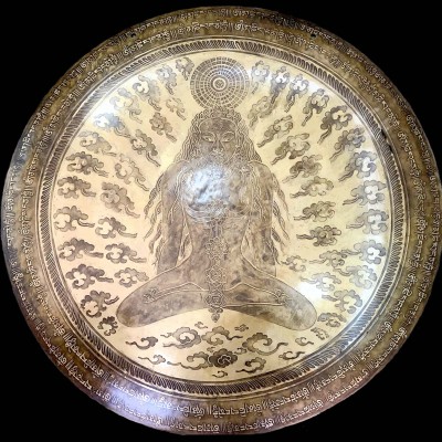 Handmade [gong], Bronze Chau Gong, Tam-tam Gong, Symphonic Gong [samadhi Yoga Man] Etching