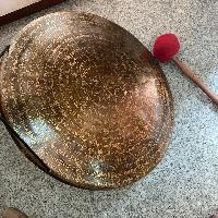 Handmade [gong], Bronze Chau Gong, Tam-tam Gong, Symphonic Gong With [mantra] Etching