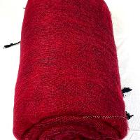 Yak Wool Blanket, Nepali Acrylic Hand Loom Blanket, [red]