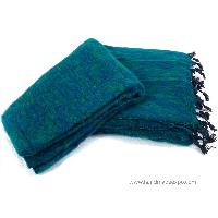 Yak Wool Blanket, Nepali Acrylic Hand Loom Blanket, [tourquise]