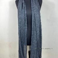 Pashmina Shawl, Nepali Pashmina Shawl, Four-ply Wool, [dark Grey Color]