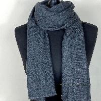 Pashmina Shawl, Nepali Pashmina Shawl, Four-ply Wool, [dark Grey Color]