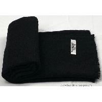 Pashmina Shawl, Nepali Handmade Shawl, In Four Ply Wool, Color Dye [black Color]