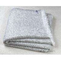 Pashmina Blanket, Thick Nepali Pashmina Shawl, Eight-ply Wool, Grey, Cashmere