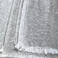 Pashmina Blanket, Thick Nepali Pashmina Shawl, Eight-ply Wool, Grey, Cashmere
