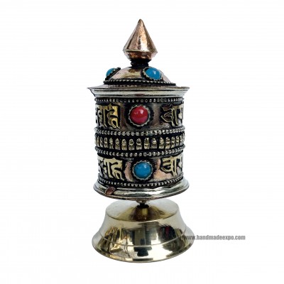 Table Prayer Wheel, With Mantra Inside