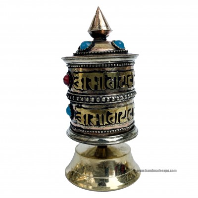 Table Prayer Wheel, With Mantra Inside