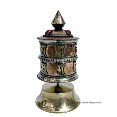 Table Prayer Wheel, With Mantra Inside