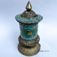 Table Prayer Wheel, With Mantra Inside, []