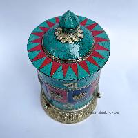 Table Prayer Wheel, With Mantra Inside, []