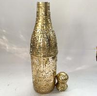 Wine Serving Set With [bottle],round [serving Tray] And 4 Wine Glasses