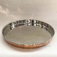 Water Serving Set With Jug, Round [serving Tray] And [five Glasses]