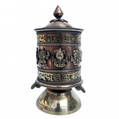 Table Prayer Wheel, With Mantra Inside
