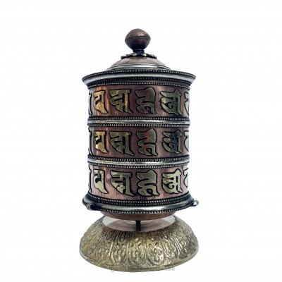 Table Prayer Wheel, With Mantra Inside