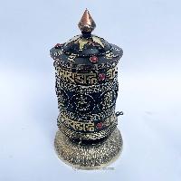 Table Prayer Wheel, With Mantra Inside, [stone Setting]