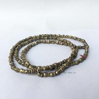108 Om Design Beads, [white Skull]