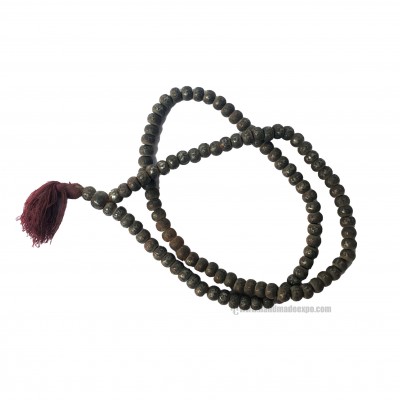 108 Om Design Beads, [iron Leads]