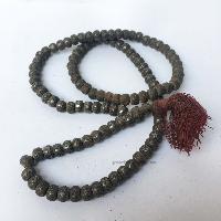 108 Om Design Beads, [iron Leads]