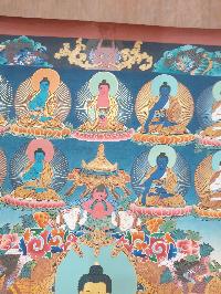 Thangka Painting Of 35 Buddhas