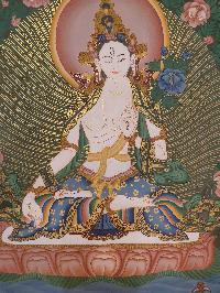 Thangka Painting Of White Tara