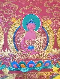Thangka Painting Of Pancha Buddha