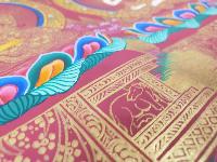Thangka Painting Of Pancha Buddha