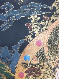 Thangka Painting Of Samantabhadra, [real Gold]