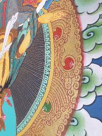 Thangka Painting Of Maitreya Buddha, [real Gold]
