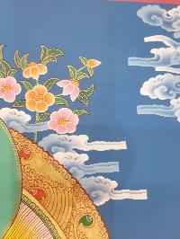 Thangka Painting Of Vajrasattva, [real Gold]