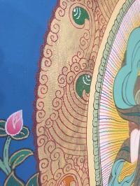 Thangka Painting Of Vajrasattva, [real Gold]