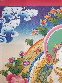 Thangka Painting Of Vajrasattva, [real Gold]