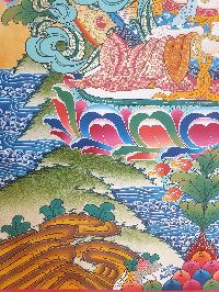Thangka Painting Of Vajrasattva, [real Gold]