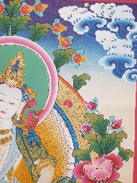 Thangka Painting Of Vajrasattva, [real Gold]
