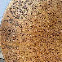 Handmade [gong], Bronze Chau Gong, Tam-tam Gong, Symphonic Gong With [mandala] Etching