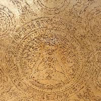 Handmade [gong], Bronze Chau Gong, Tam-tam Gong, Symphonic Gong With [mandala] Etching