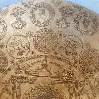 Handmade [gong], Bronze Chau Gong, Tam-tam Gong, Symphonic Gong With [mandala] Etching