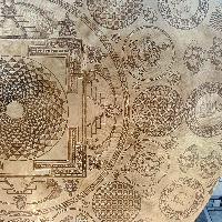 Handmade [gong], Bronze Chau Gong, Tam-tam Gong, Symphonic Gong With [mandala] Etching