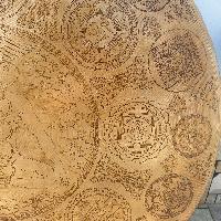 Handmade [gong], Bronze Chau Gong, Tam-tam Gong, Symphonic Gong With [mandala] Etching