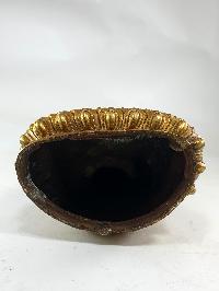 [old Stock] Buddhist Statue Of Medicine Buddha, [full Gold Plated], Without Offering Bowl
